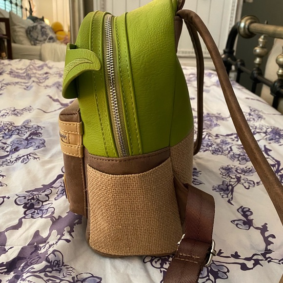 Disney Loungefly Yoda Backpack - Picture 6 of 7